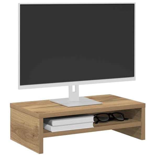 vidaXL Skjermstativ artisan eik 42x24x13 cm konstruert tre