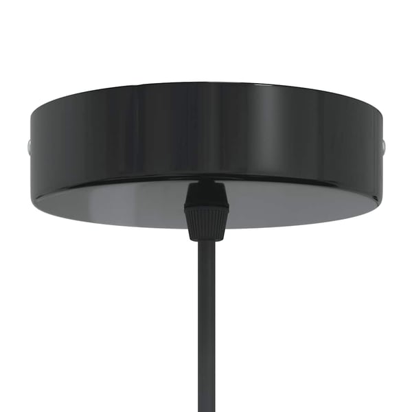 vidaXL Pendellampe høydejusterbar E27 glans oransje Ø 22 cm metall