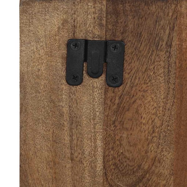 vidaXL Nattbord flerfarget 60x32x80 cm gjenvunnet heltre