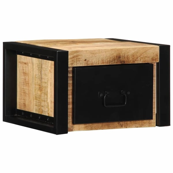 vidaXL Nattbord 2 stk 40x35x25 cm grovt heltre mangotre