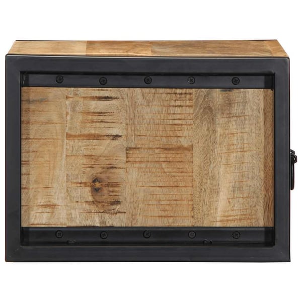 vidaXL Nattbord 40x35x25 cm grovt heltre mangotre
