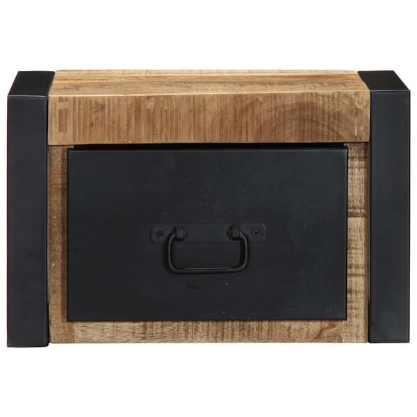 vidaXL Nattbord 40x35x25 cm grovt heltre mangotre