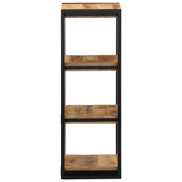 vidaXL Vegghylle 35x35x100 cm grovt heltre mangotre