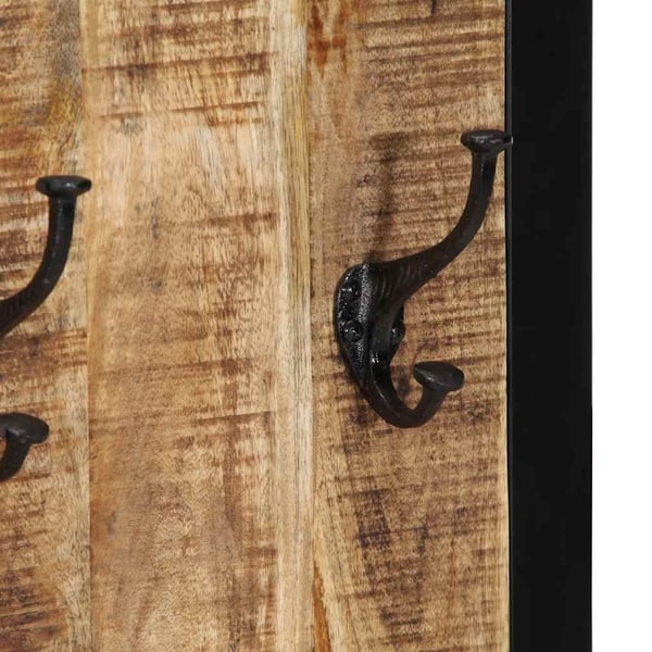 vidaXL Knaggrekke 40x2x80 cm heltre grovt mangotre