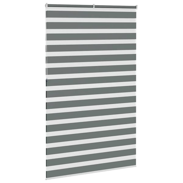 vidaXL Sebragardin mørkegrå 145x230 cm stoff bredde 40,9 cm polyester