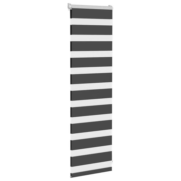 vidaXL zebragardin sort 40x100 cm stofbredde 35,9 cm polyester