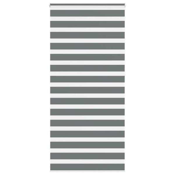 vidaXL Sebragardin mørkegrå 105x230 cm stoff bredde 100,9 cm polyester