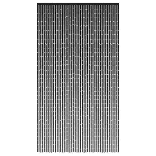 vidaXL Insektdør gardin mørkegrå 120x220 cm bambus