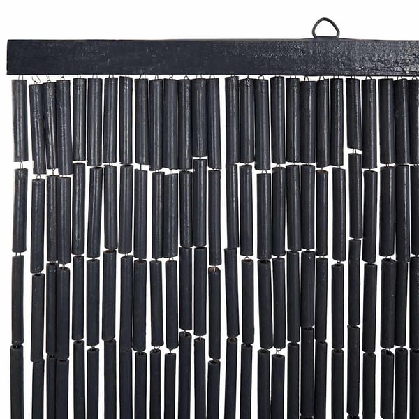 vidaXL Insektdør gardin mørkegrå 120x220 cm bambus