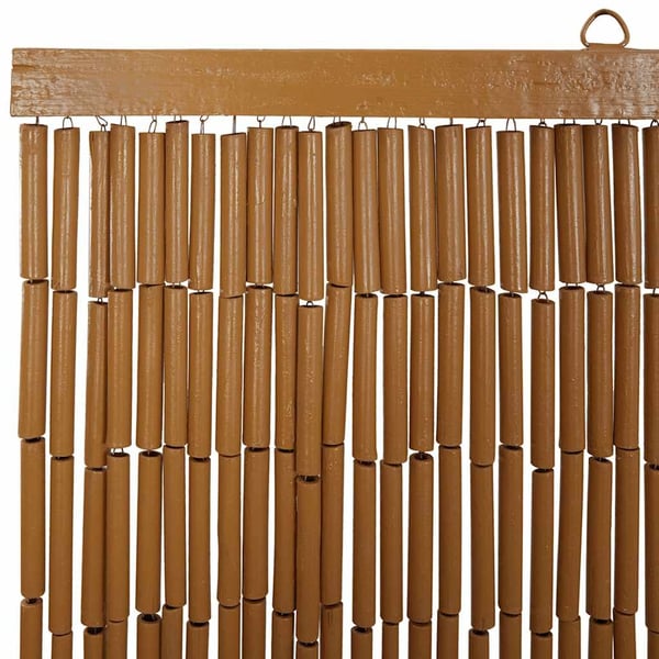 vidaXL Hyönteisoviverho Palmukuvio 90x220 cm Bambu