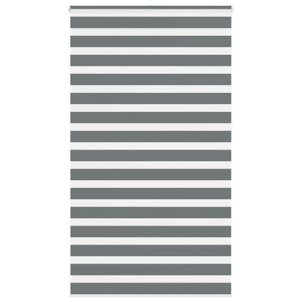 vidaXL Sebragardin mørkegrå 130x230 cm stoff bredde 125,9 cm polyester