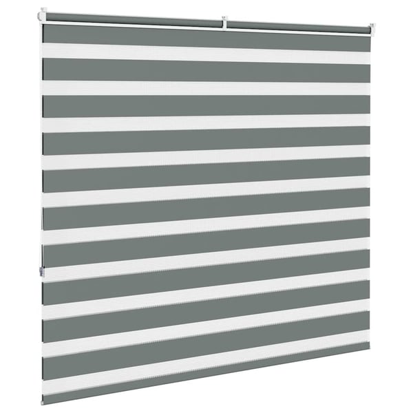 vidaXL Sebragardin mørkegrå 160x150 cm stoff bredde 155,9 cm polyester