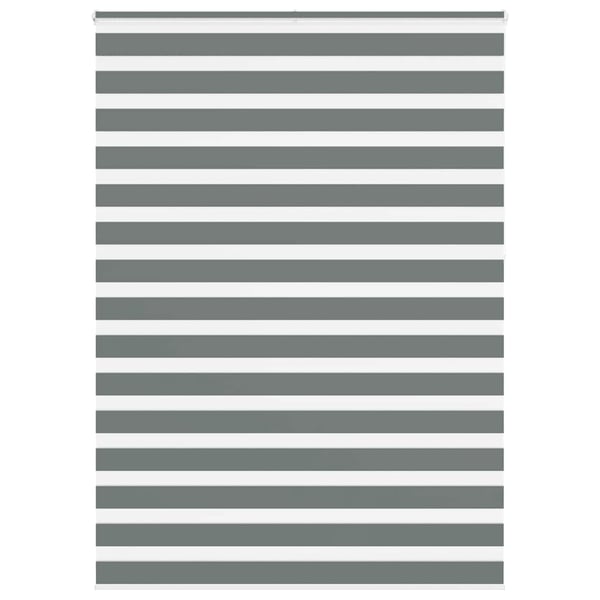 vidaXL Sebragardin mørkegrå 160x230 cm stoff bredde 155,9 cm polyester