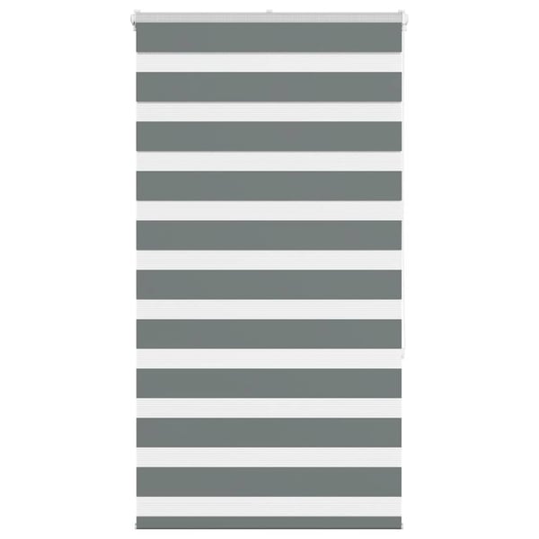 vidaXL Sebragardin mørkegrå 80x150 cm stoff bredde 75,9 cm polyester