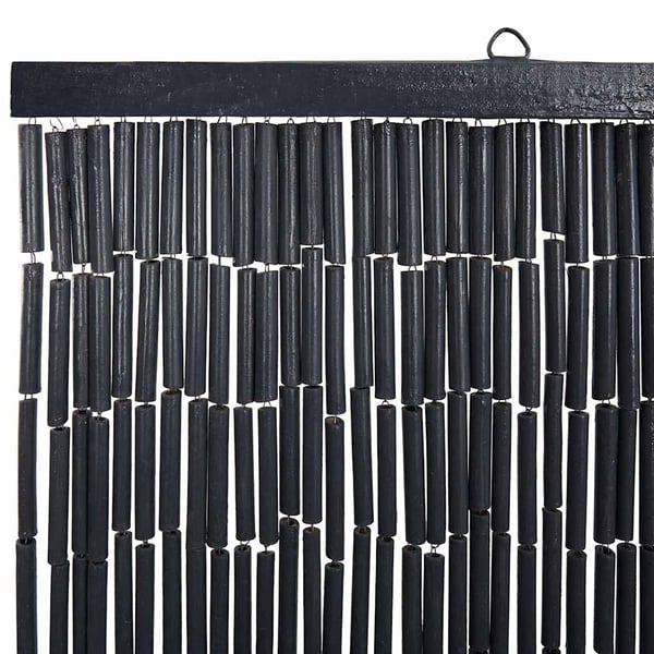 vidaXL Hyönteisoviverho Tummanharmaa 90x220 cm Bambu