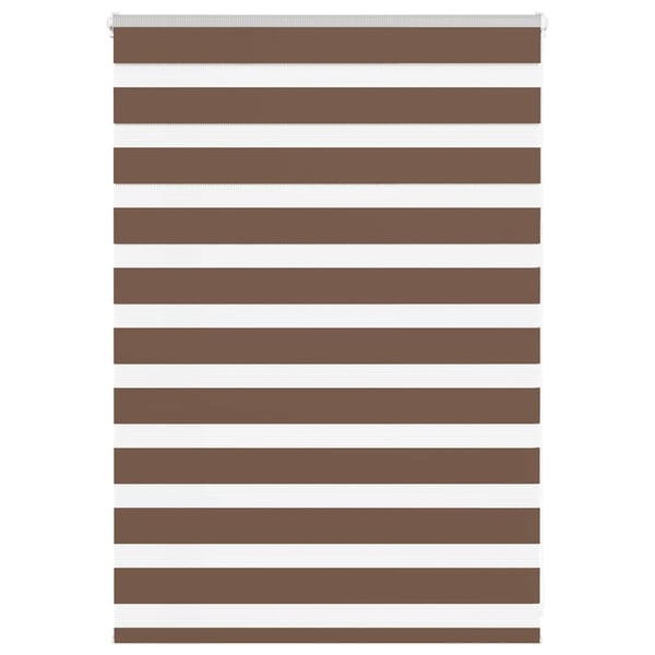 vidaXL Sebragardin brun 100x100 cm stoff bredde 95,9 cm polyester