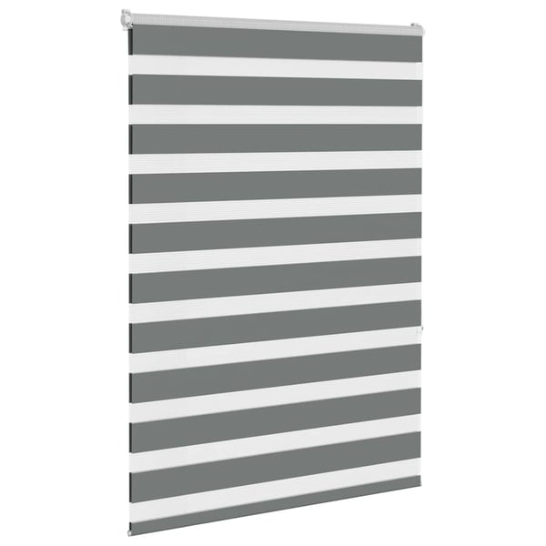 vidaXL Sebragardin mørkegrå 100x150 cm stoff bredde 95,9 cm polyester