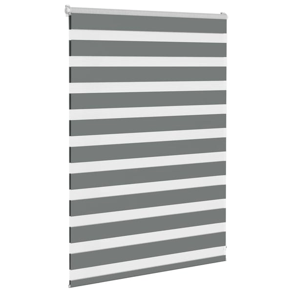 vidaXL Sebragardin mørkegrå 95x100 cm stoff bredde 90,9 cm polyester