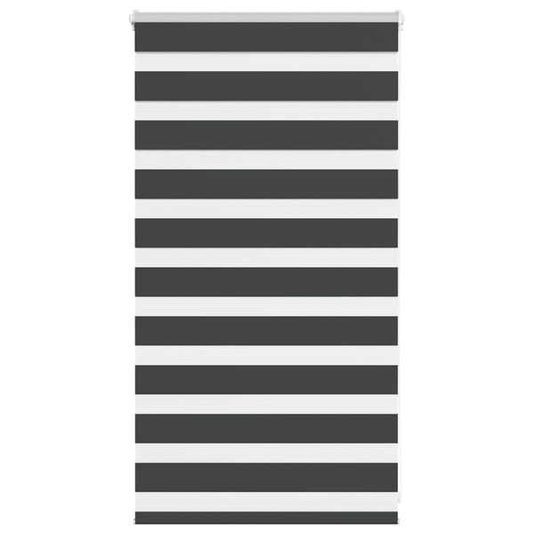 vidaXL zebragardin sort 90x100 cm stofbredde 85,9 cm polyester