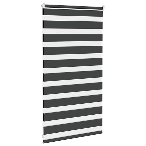 vidaXL Sebragardin svart 80x100 cm stoff bredde 75,9 cm polyester