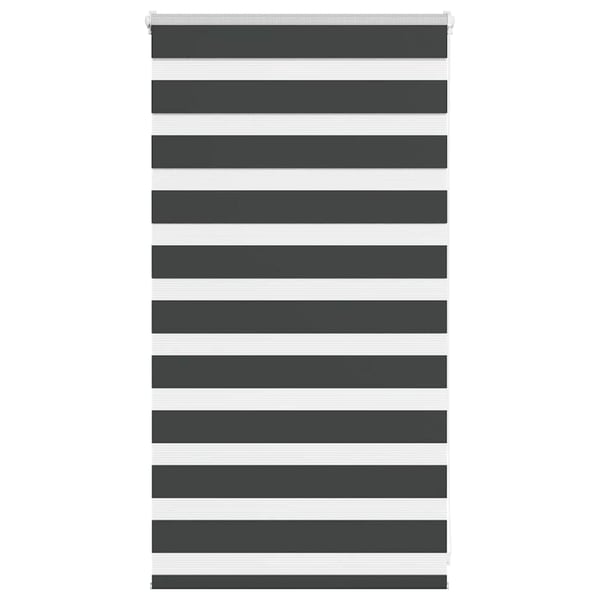 vidaXL Sebragardin svart 80x100 cm stoff bredde 75,9 cm polyester