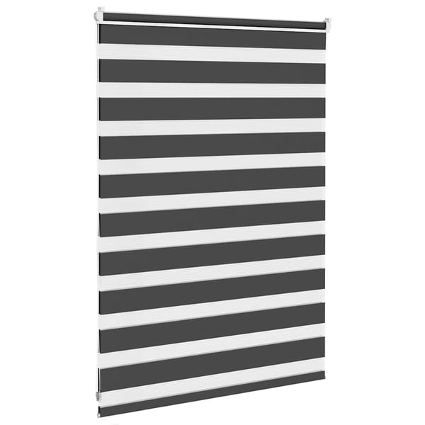 vidaXL Sebragardin svart 95x100 cm stoff bredde 90,9 cm polyester