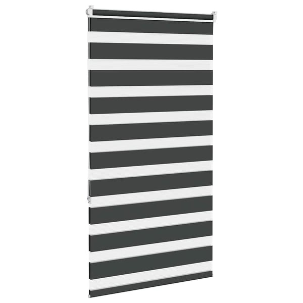 vidaXL Sebragardin svart 85x150 cm stoff bredde 80,9 cm polyester