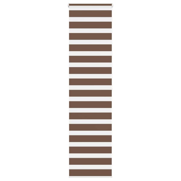 vidaXL Sebragardin brun 60x200 cm stoff bredde 55,9 cm polyester