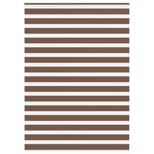 vidaXL Sebragardin brun 155x230 cm stoff bredde 150,9 cm polyester