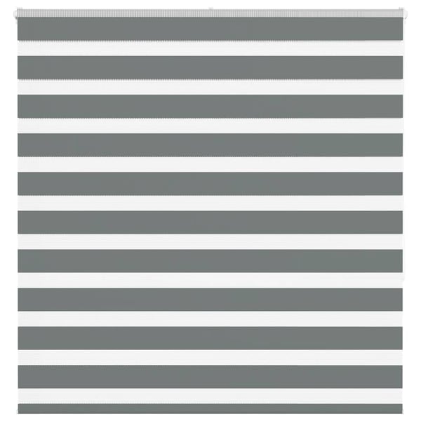 vidaXL zebragardin mørkegrå 150x150 cm stofbredde 145,9 cm polyester
