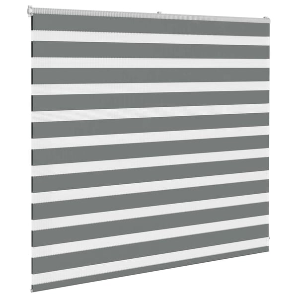 vidaXL Sebragardin mørkegrå 165x100 cm stoff bredde 160,9 cm polyester