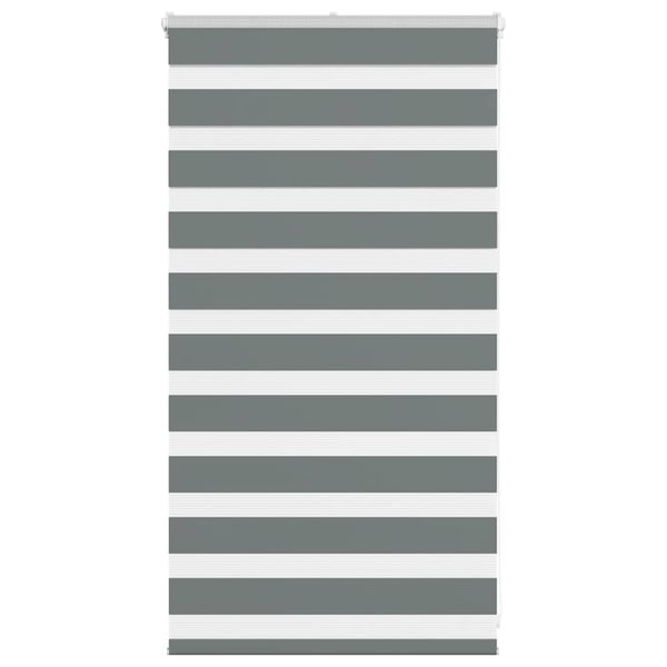 vidaXL Sebragardin mørkegrå 80x100 cm stoff bredde 75,9 cm polyester