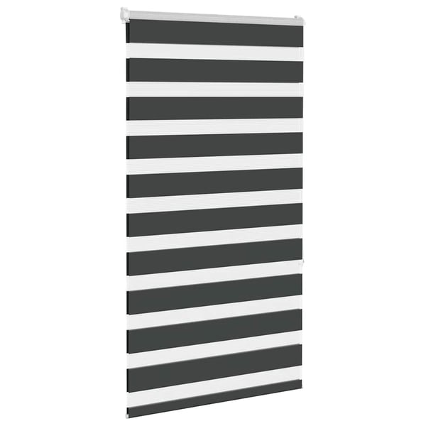 vidaXL Sebragardin svart 75x150 cm stoff bredde 70,9 cm polyester