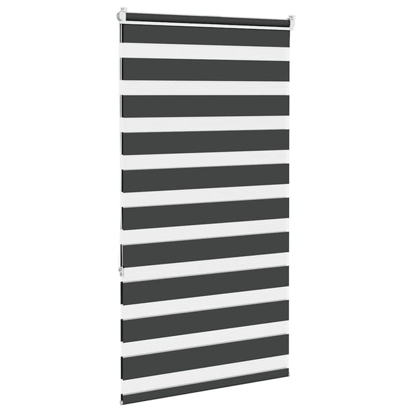 vidaXL Sebragardin svart 75x150 cm stoff bredde 70,9 cm polyester