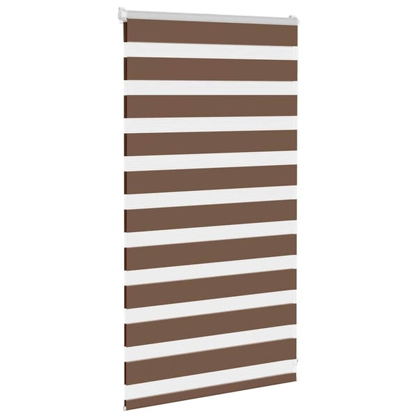 vidaXL Sebragardin brun 80x100 cm stoff bredde 75,9 cm polyester
