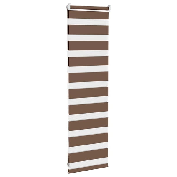 vidaXL Sebragardin brun 50x100 cm stoff bredde 45,9 cm polyester