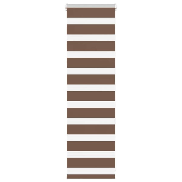 vidaXL zebragardin brun 50x100 cm stofbredde 45,9 cm polyester