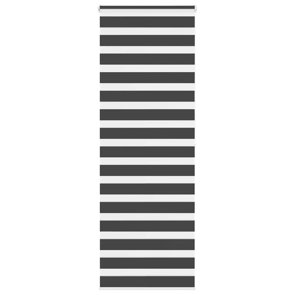 vidaXL zebragardin sort 90x200 cm stofbredde 85,9 cm polyester