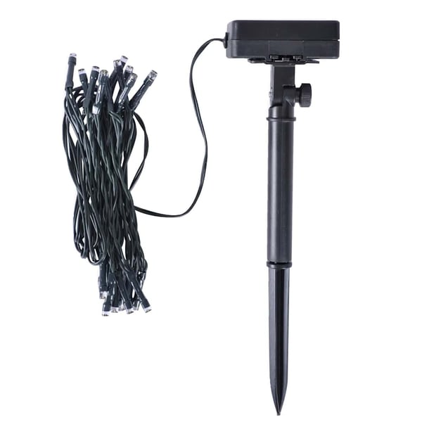 vidaXL Kunstige buksbomballer med LED-lys 2 stk grønn 35 cm