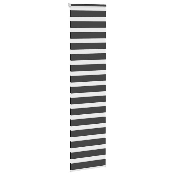 vidaXL Sebragardin svart 55x230 cm stoff bredde 50,9 cm polyester