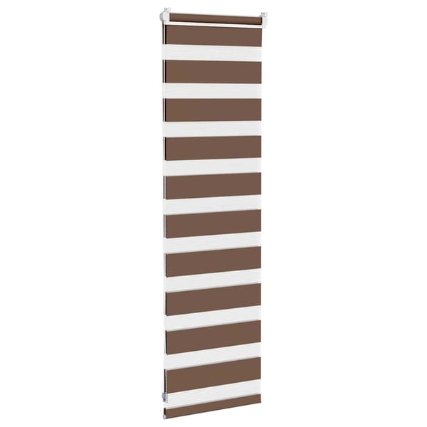 vidaXL Sebragardin brun 45x100 cm stoff bredde 40,9 cm polyester