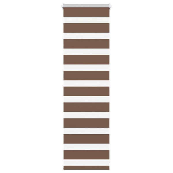vidaXL Sebragardin brun 45x100 cm stoff bredde 40,9 cm polyester