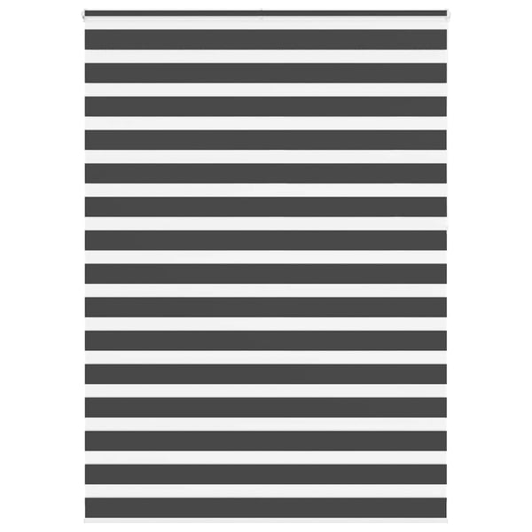 vidaXL zebragardin sort 155x230 cm stofbredde 150,9 cm polyester