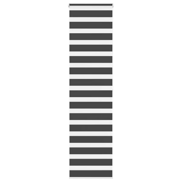 vidaXL zebragardin sort 55x200 cm stofbredde 50,9 cm polyester