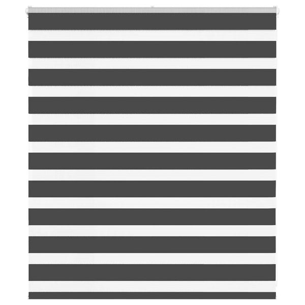 vidaXL Sebragardin svart 130x100 cm stoff bredde 125,9 cm polyester