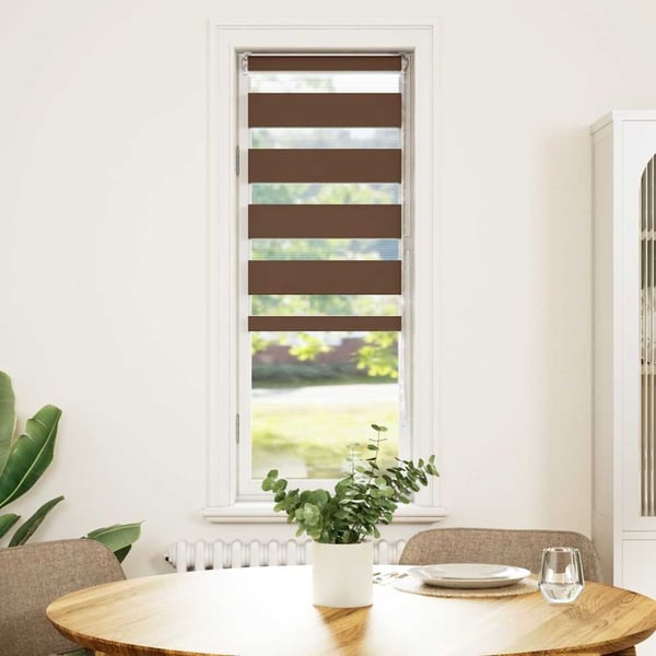 vidaXL Sebragardin brun 40x150 cm stoff bredde 35,9 cm polyester