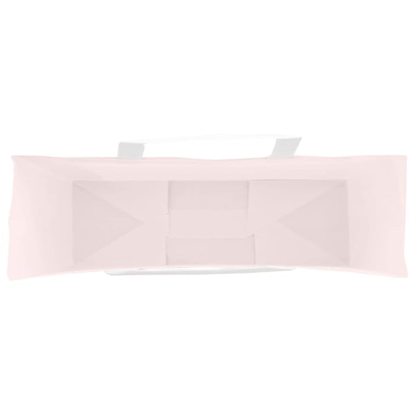 vidaXL Papirposer 250 stk med håndtak rosa 54x15x49 cm
