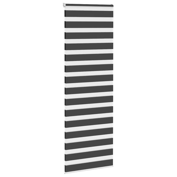 vidaXL zebragardin sort 90x230cm stofbredde 85,9 cm polyester