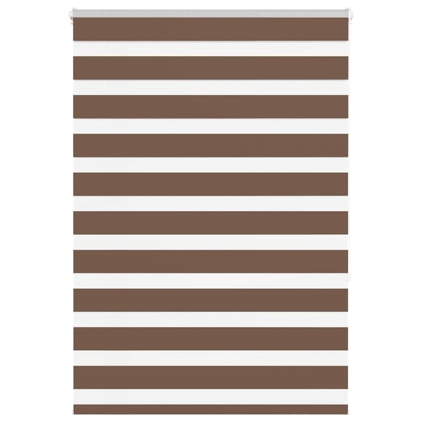 vidaXL Sebragardin brun 105x150 cm stoff bredde 100,9 cm polyester