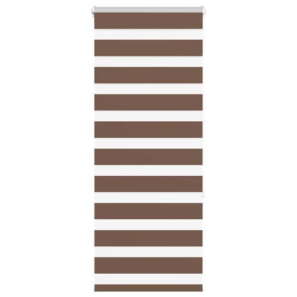 vidaXL Sebragardin brun 60x150 cm stoff bredde 55,9 cm polyester